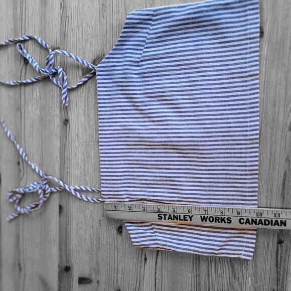 XS Blue & White Pinstriped Keyhole Tank - John Galt - Picture 9 of 10